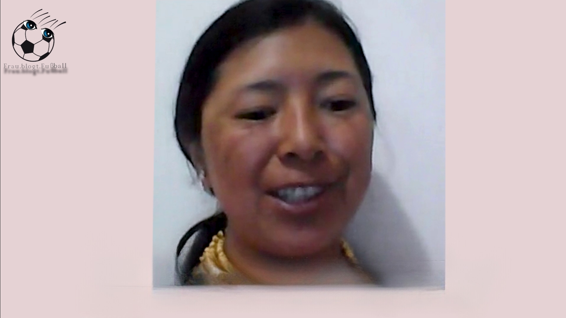 Salome aus Ecuador spielte Fußball